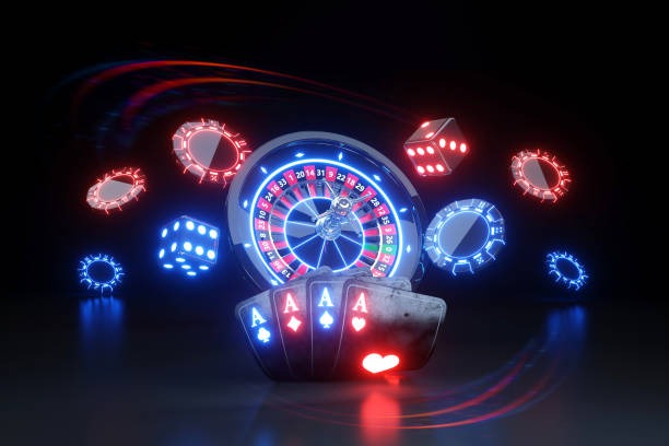 French Roulette wheel close-up during spin